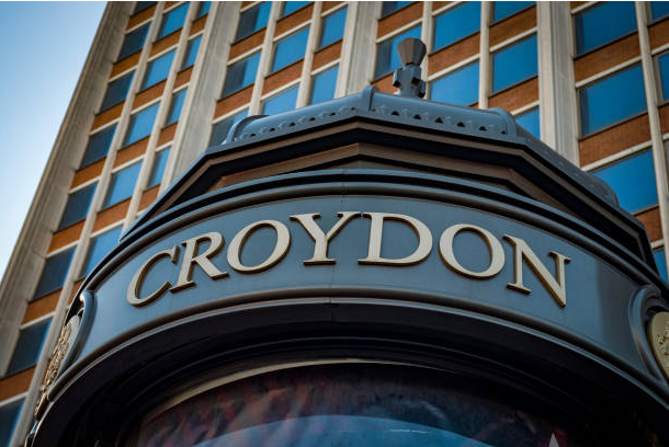 Croydon Sign on building